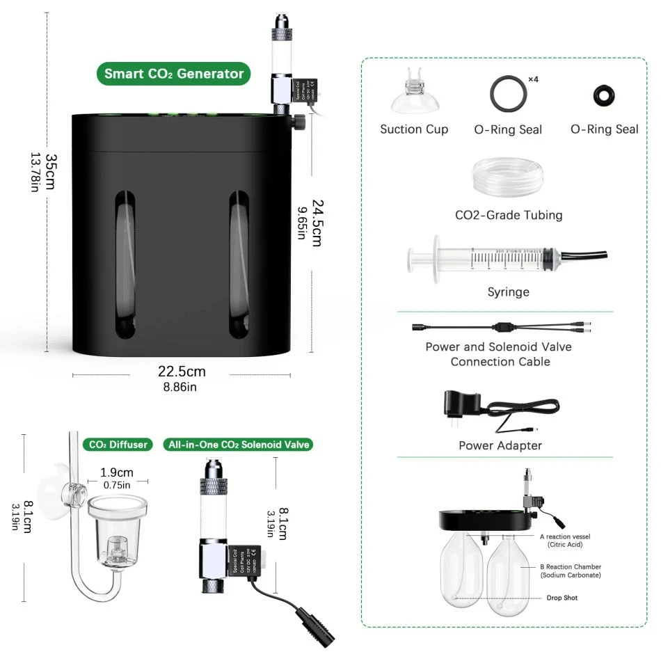 FZone Aquarium CO2 Generator Kit | Aqua Club